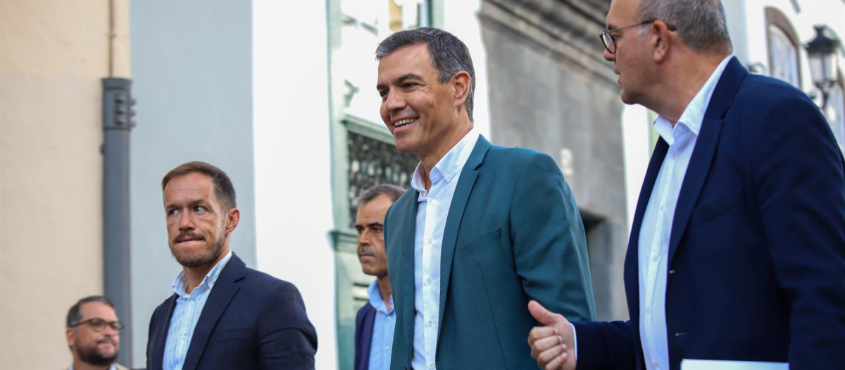 Pedro Sánchez visita La Palma