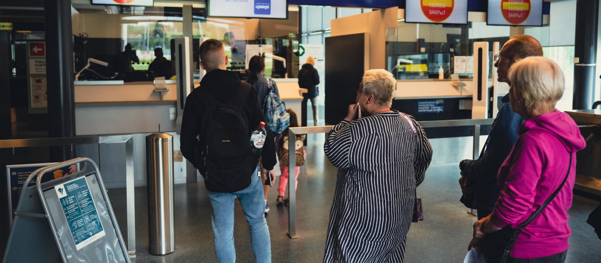 Turistas rusos Finlandia