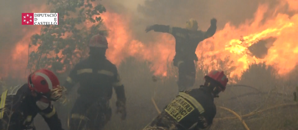 El incendio de Vall d'Ebo (Alicante) ha quemado ya 11.500 hectáreas.