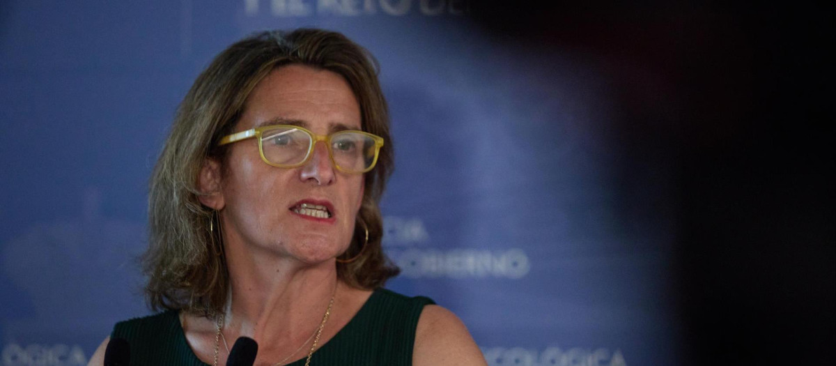 La ministra para la Transición Ecológica, Teresa Ribera.