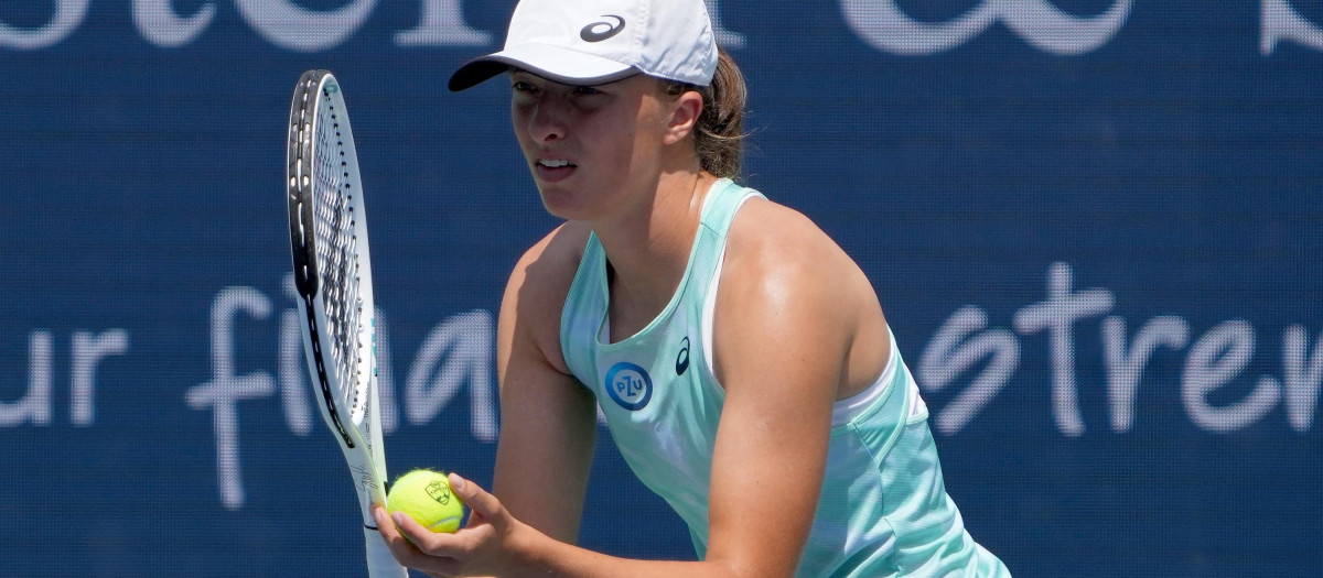 Iga Swiatek, en el torneo de Cincinnati