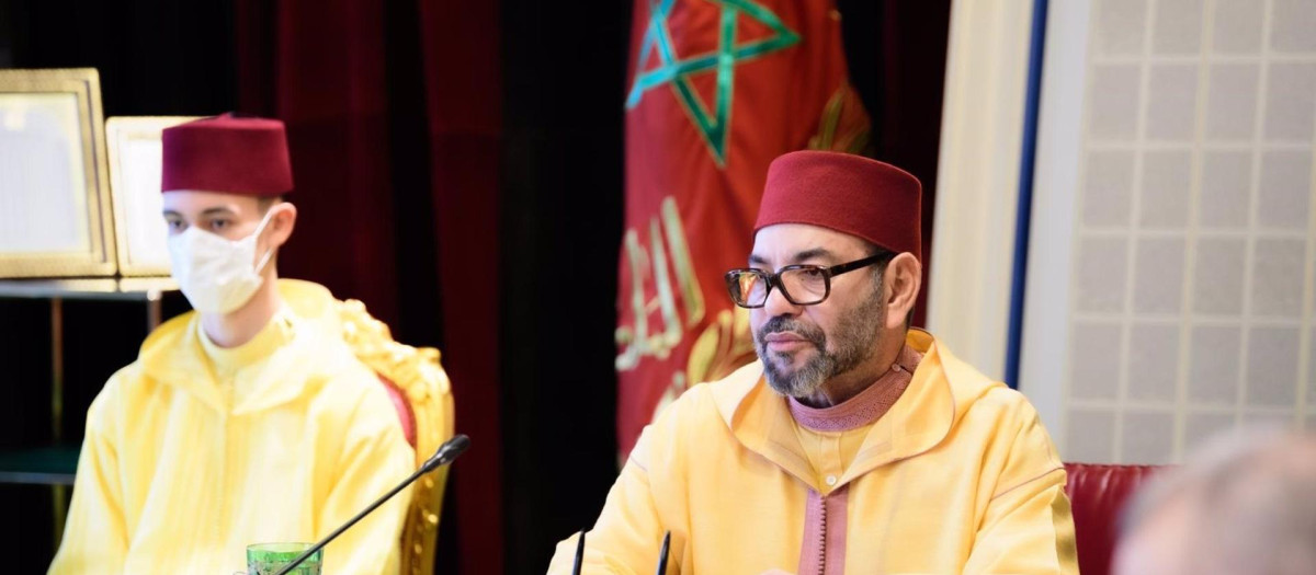 El rey de Marruecos, Mohamed VI, y el príncipe heredero, Mulay Hasán