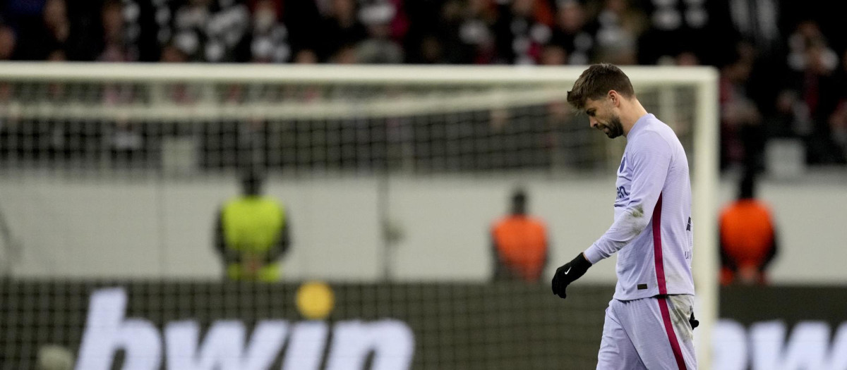 Gerard Piqué no ha disputado ni un minuto en lo que va de temporada