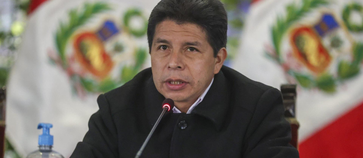Pedro Castillo, presidente de Perú