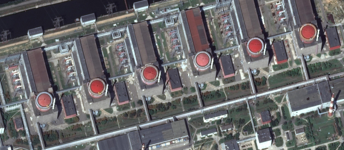 Central nuclear de Zaporiyia Ucrania