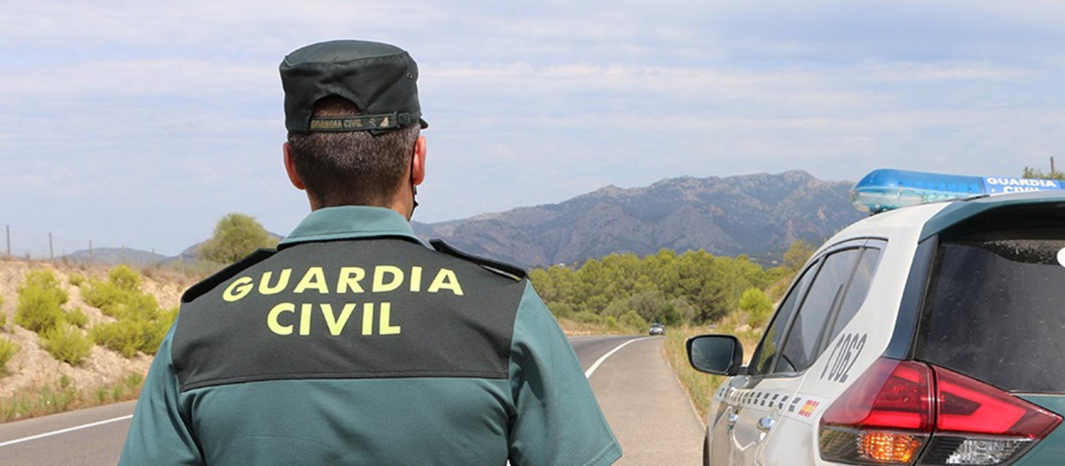 Un agente de la Guardia Civil, en una imagen de archivo