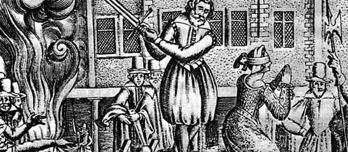 Un verdugo ejecutando a una mujer condenada (Ejecución de Leonora Dori en 1617)