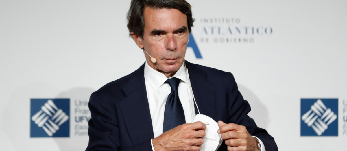 José María Aznar, expresidente del Gobierno