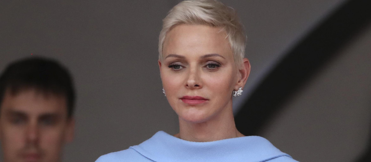 Princess Charlene at Monaco Gran Prix 2022 in Monaco