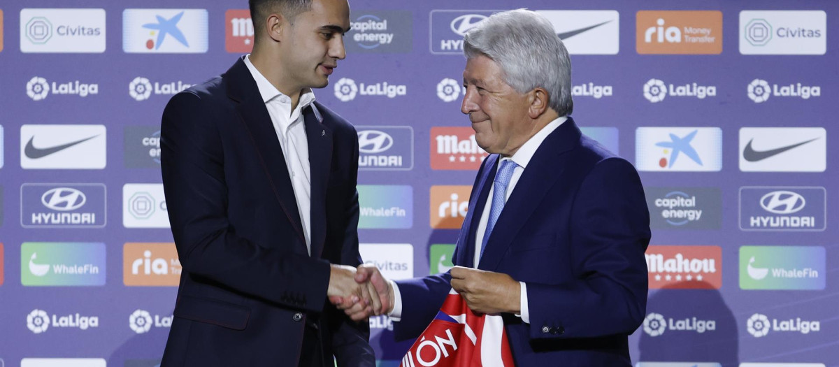 Sergio Reguilón, presentado por el Atlético de Madrid