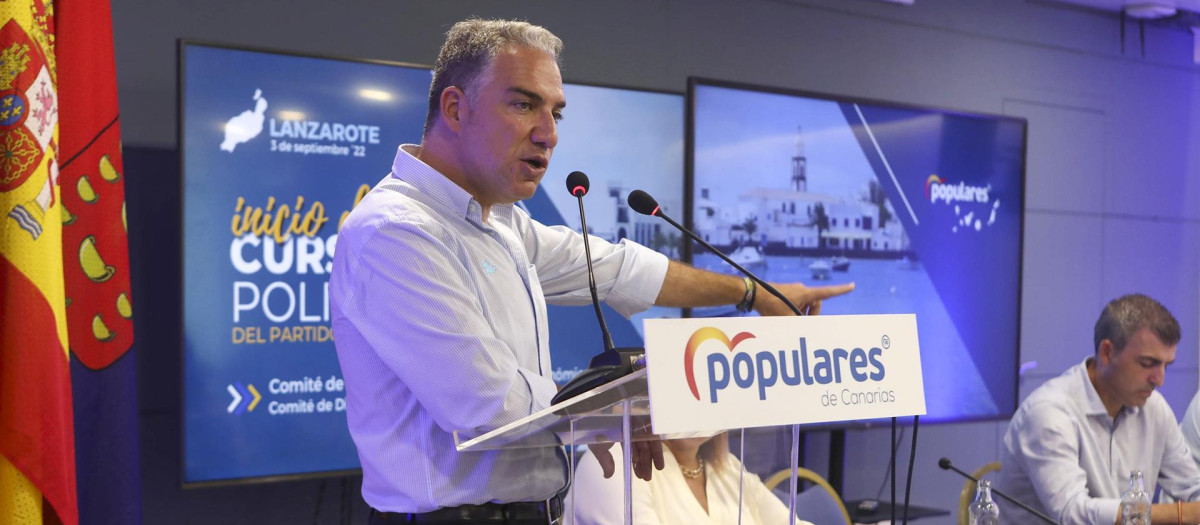 El coordinador nacional del PP, Elías Bendodo