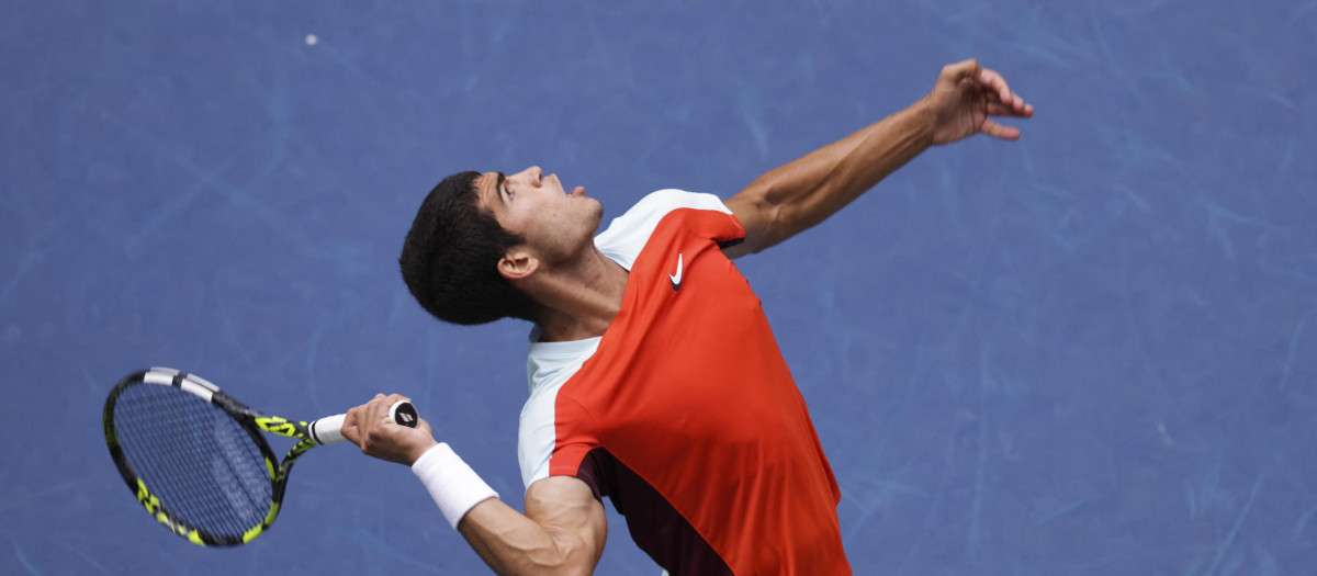 Sin ceder ni un solo set en esta tercera ronda, Alcaraz pone la directa en el US Open