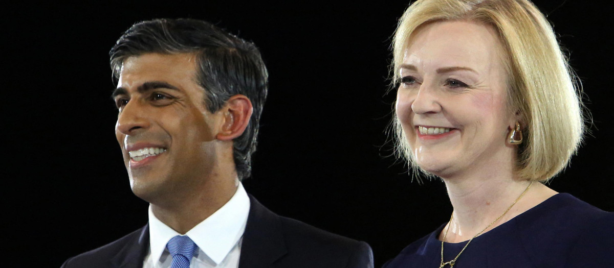 Liz Truss y Rishi Sunak, posibles sucesores de Boris Johnson