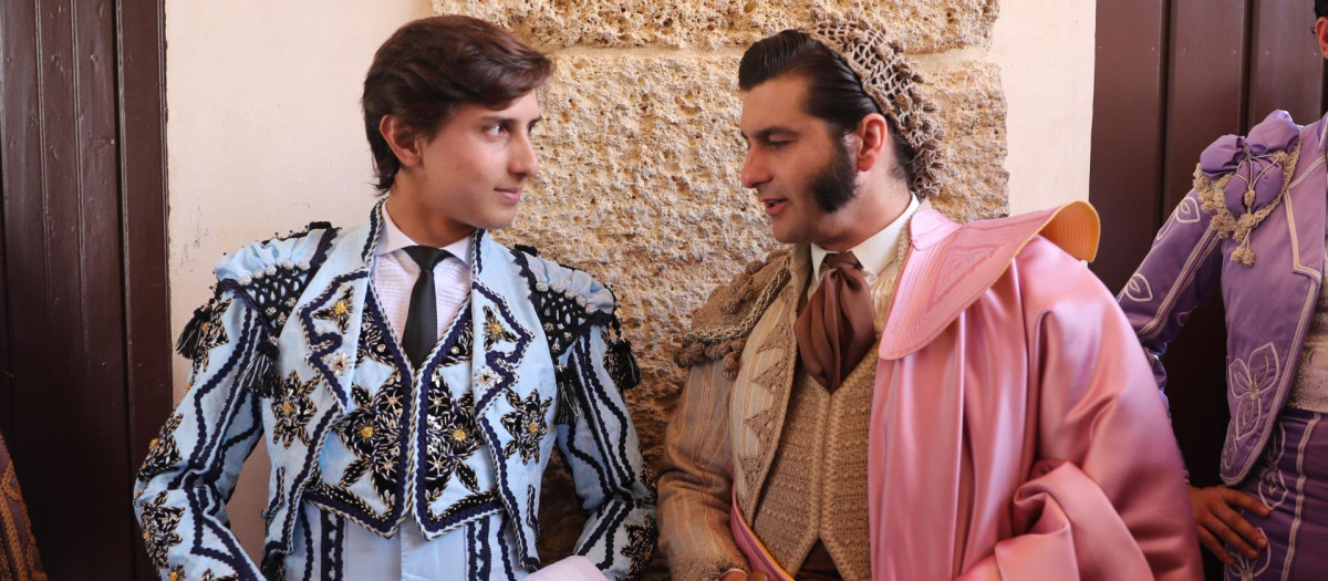 Andrés Roca Rey y Morante de la Puebla en la goyesca de Ronda en 2018