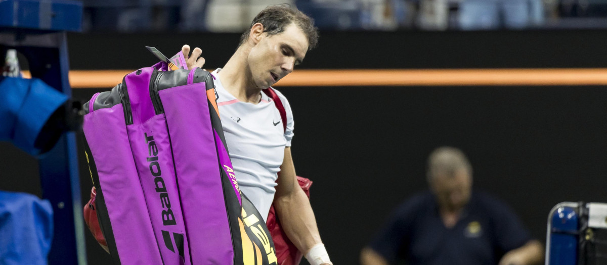 Rafa Nadal abandona la pista central del US Open tras perder