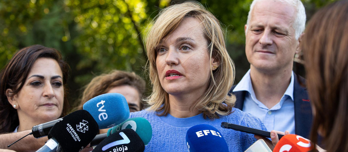 La ministra de Educación, Pilar Alegría.