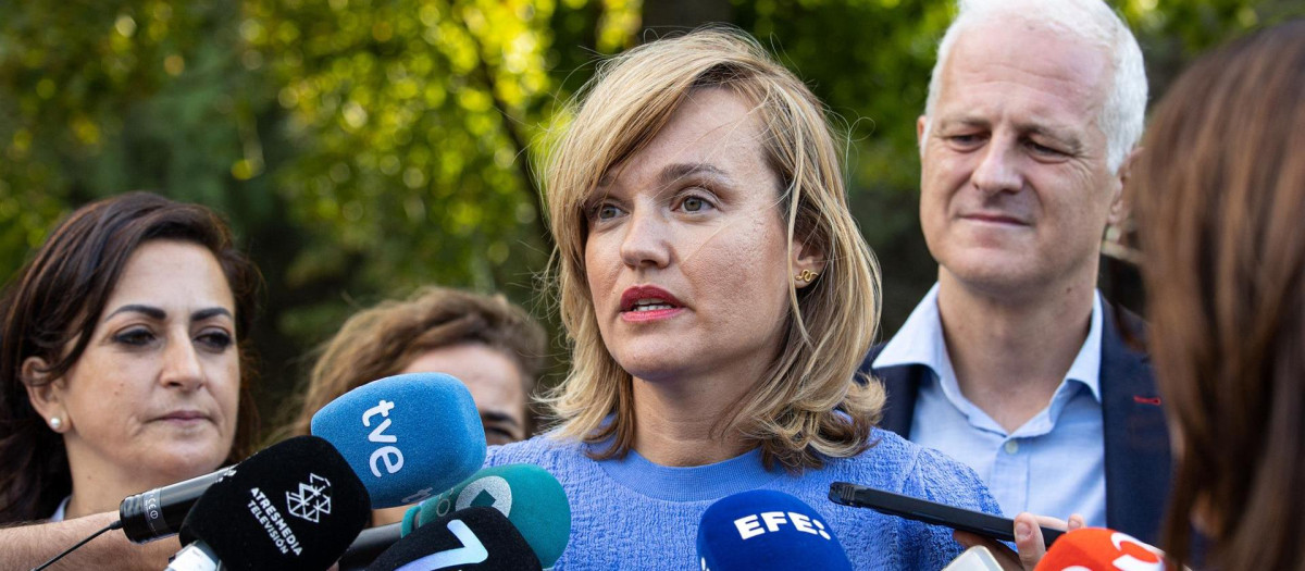 La ministra de Educación, Pilar Alegría.
