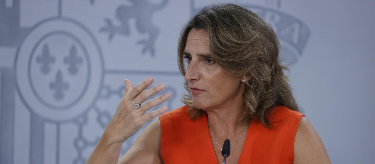La vicepresidenta tercera y ministra para la Transición Ecológica y el Reto Demográfico, Teresa Ribera