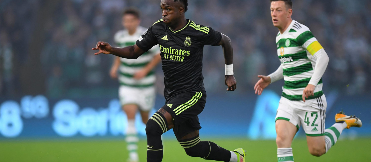 Vinicius Junior, en el Celtic de Glasgow - Real Madrid