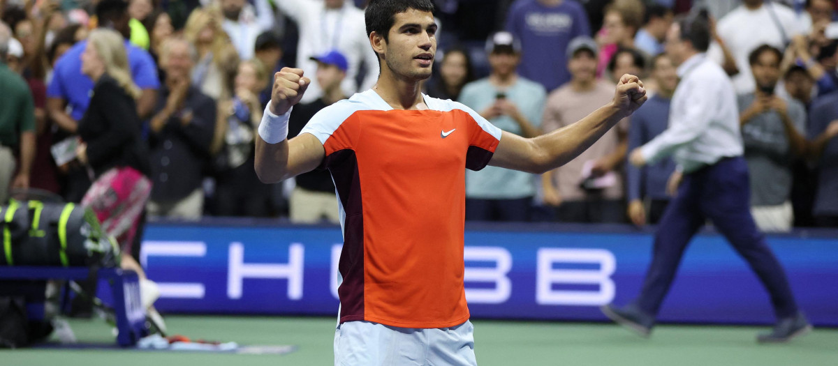 Alcaraz se convierte en el semifinalista más joven de Grand Slam desde Nadal en 2005