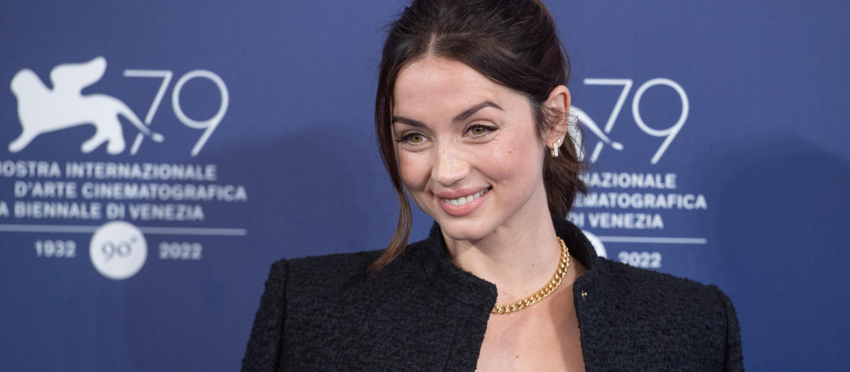 Actress Ana de Armas attending the " Blonde " film photocall during the 79th Venice International Film Festival (Mostra) in Venice, Italy on September 08, 2022.