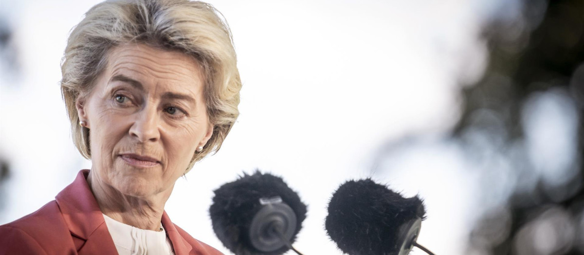 La presidenta de la Comisión Europea, Ursula von der Leyen