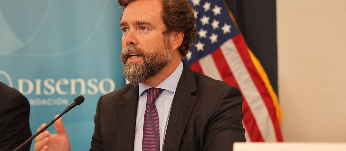 El portavoz de Vox en el Congreso de los Diputados, Ivan Espinosa de los Monteros, participó en la jornada