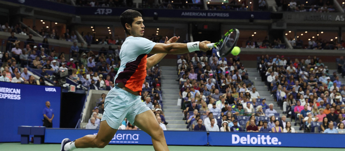 Carlos Alcaraz ha conseguido llegar a su primera final de Grand Slam