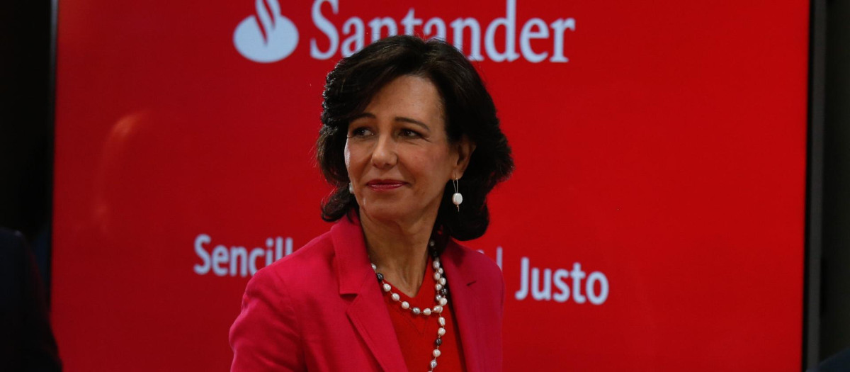 La presidenta de Banco Santander, Ana Patricia Botín