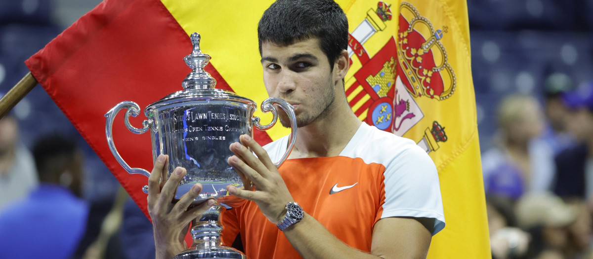Carlos Alcaraz entra en el olimpo del tenis: gana el US Open, su primer Grand Slam