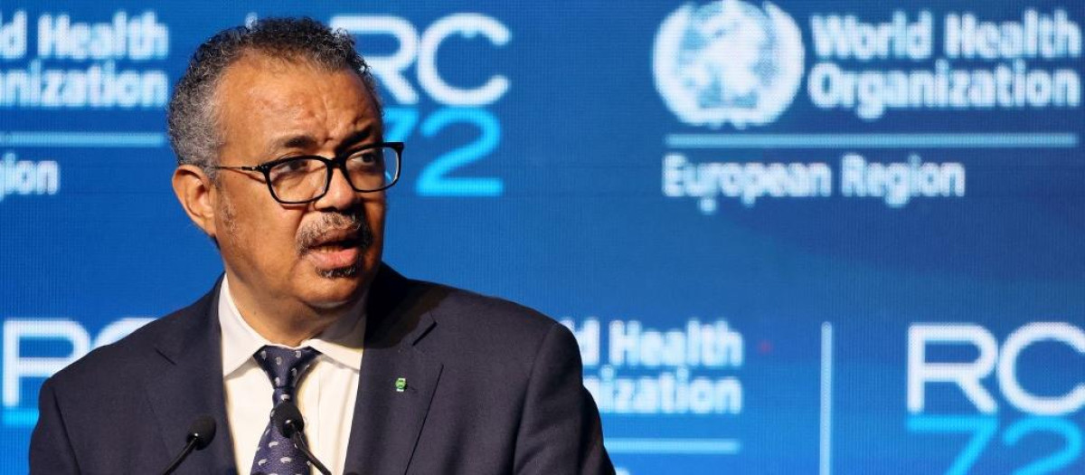 El director general de la OMS, Tedros Adhanom Ghebreyesus.