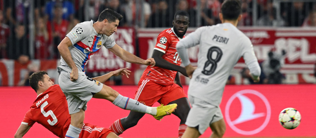 Lewandowski vuelve al Allianz Arena, esta vez con la camiseta del Barcelona
