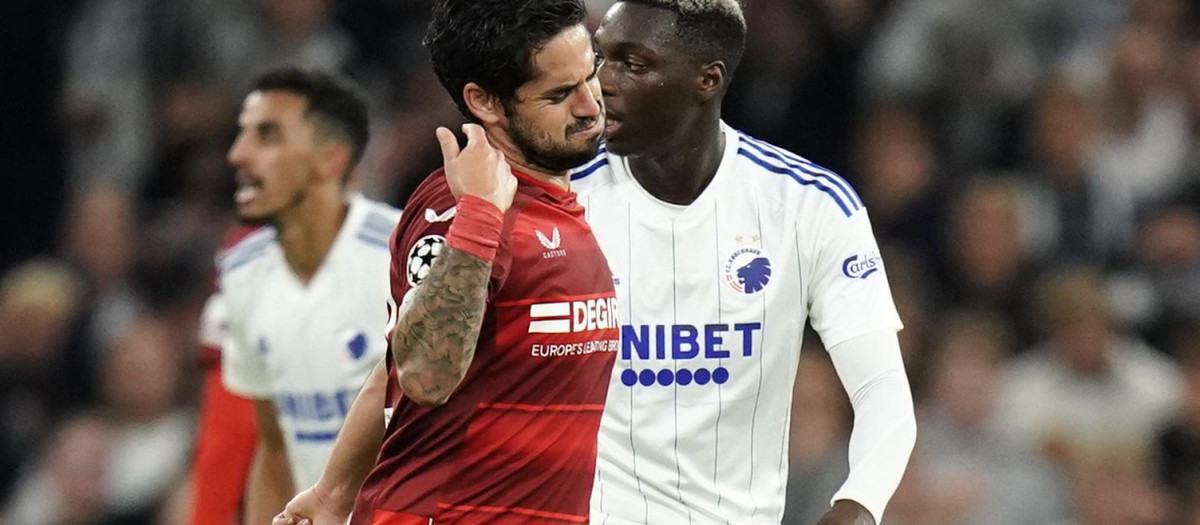 Isco, en el Copenhague-Sevilla de Champions