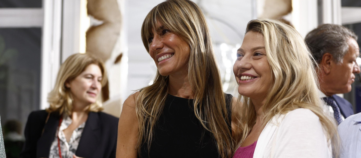 Begoña Gómez en un desfile de moda