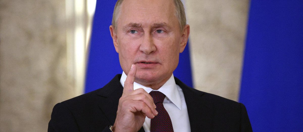 El presidente ruso, Vladimir Putin, en Samarcanda, Uzbekistán