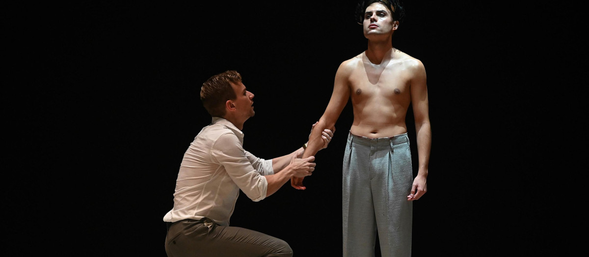 Ensayo general de la ópera 'Orphée' de Philip Glass en los Teatros Canal en Madrid