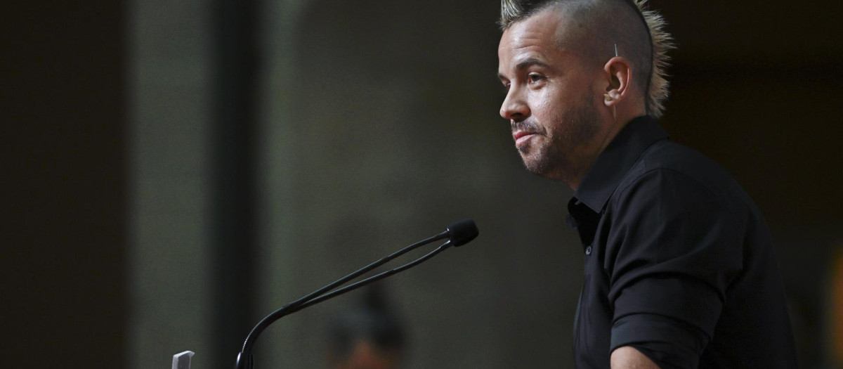 El cocinero Dabiz Muñoz interviene en la recepción que la presidenta de la Comunidad de Madrid, Isabel Díaz Ayuso, ha ofrecido a los mejores cocineros del mundo reunidos en la capital con motivo de la cita gastronómica internacional The Best Chef Awards 2022