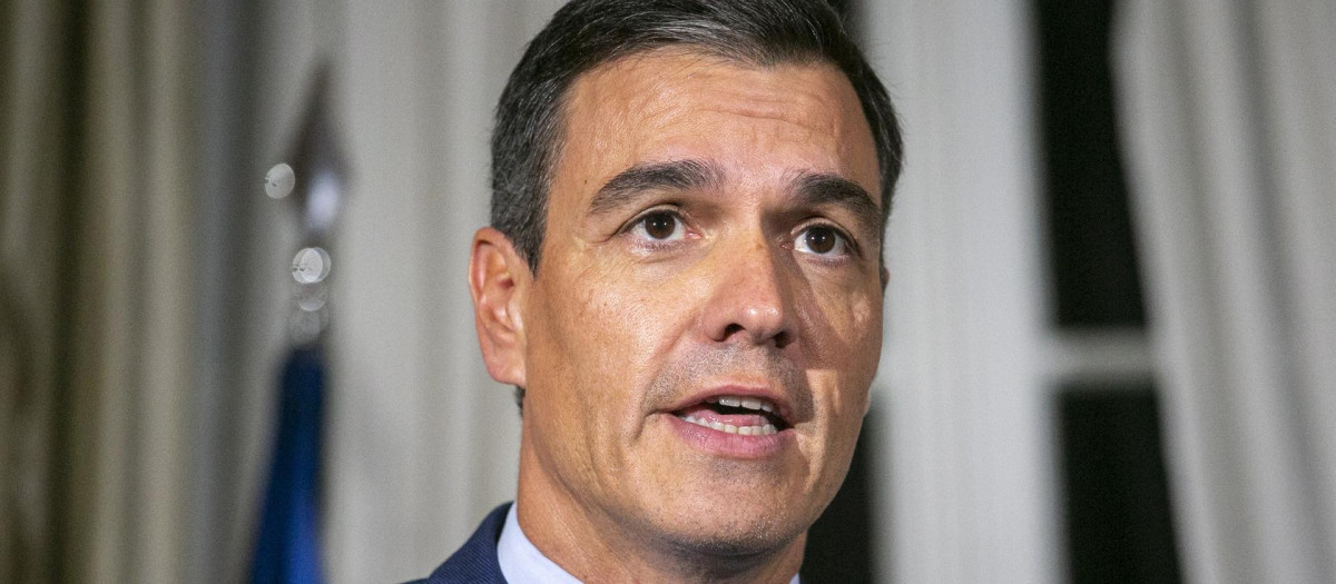 El presidente del Gobierno, Pedro Sánchez