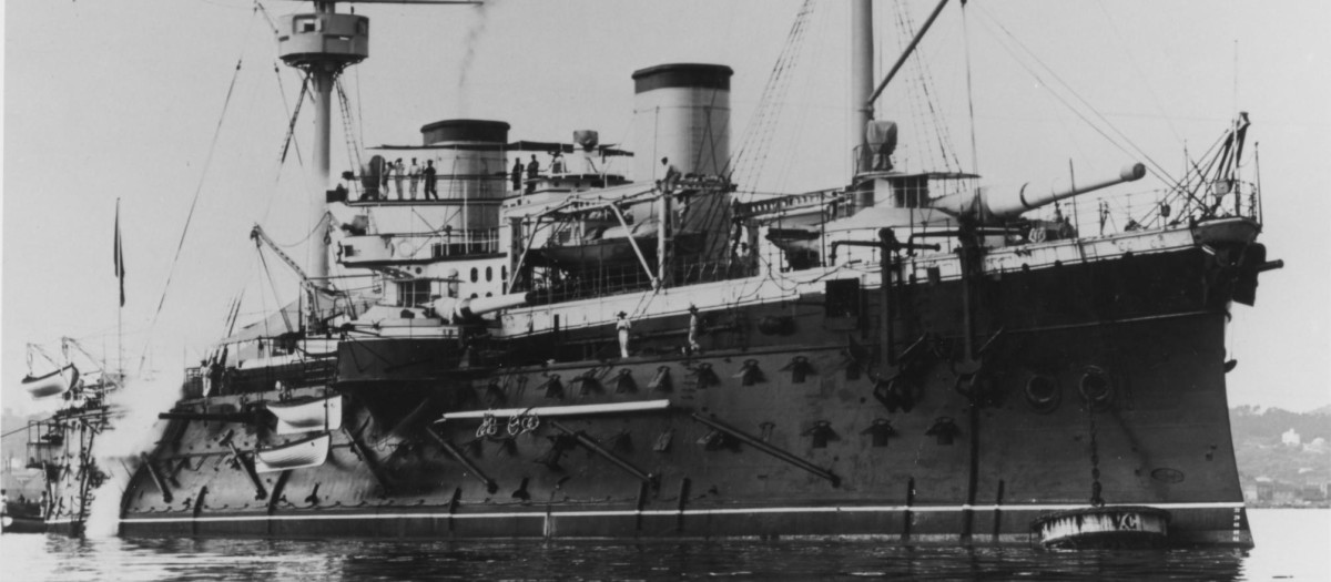 El Pelayo en 1889