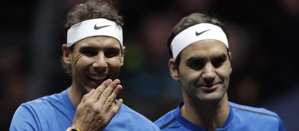 Nadal y Federer, en la primera edición de la Laver Cup