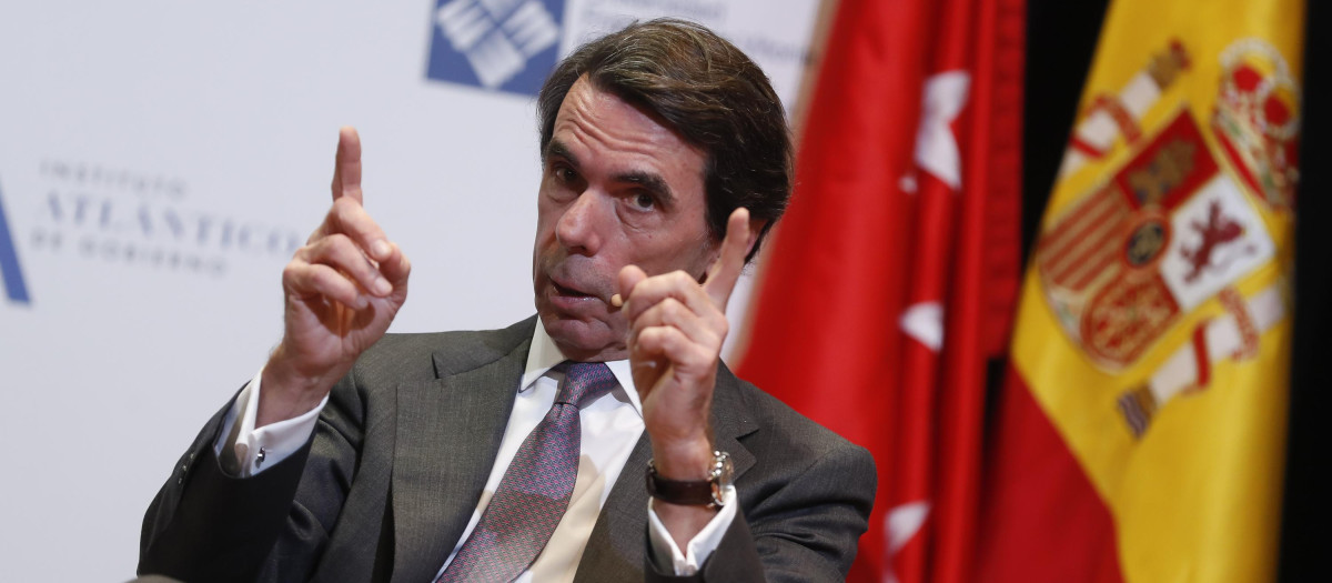 El expresidente del Gobierno, José María Aznar