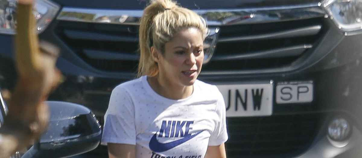 Shakira in Barcelona, Barcelona, on Saturday, March 18, 2017.
en la foto : camiseta de la firma " Nike "
NOWEBUSE