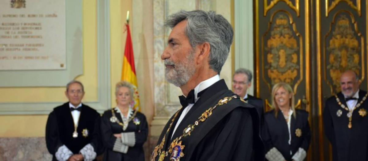 El presidente del Tribunal Supremo y del CGPJ, Carlos Lesmes