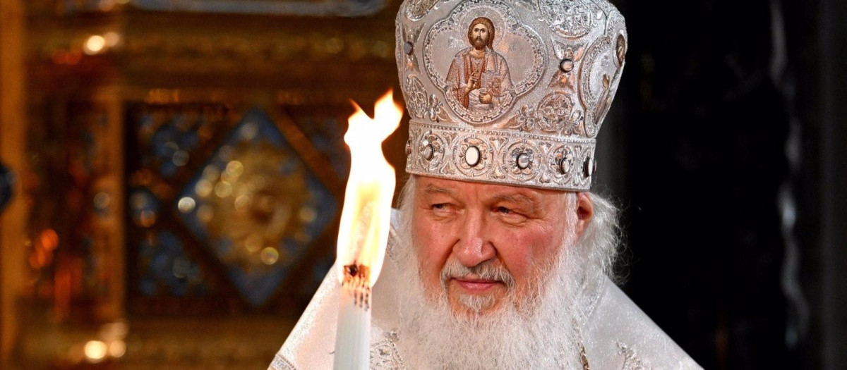 El patriarca Kirill, líder de la Iglesia Ortodoxa de Rusia, en Moscú.