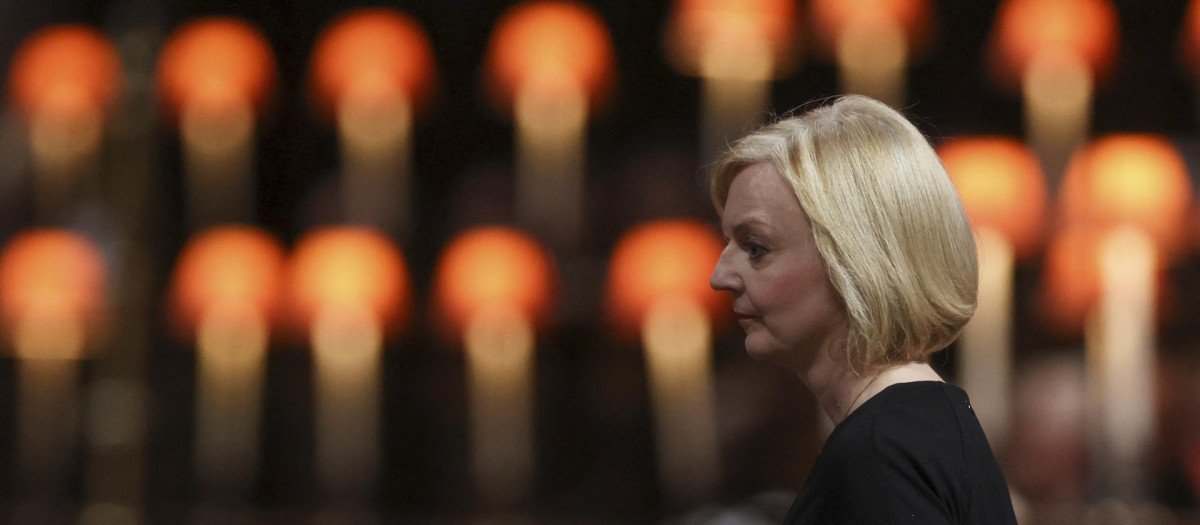 La primera ministra británica, Liz Truss