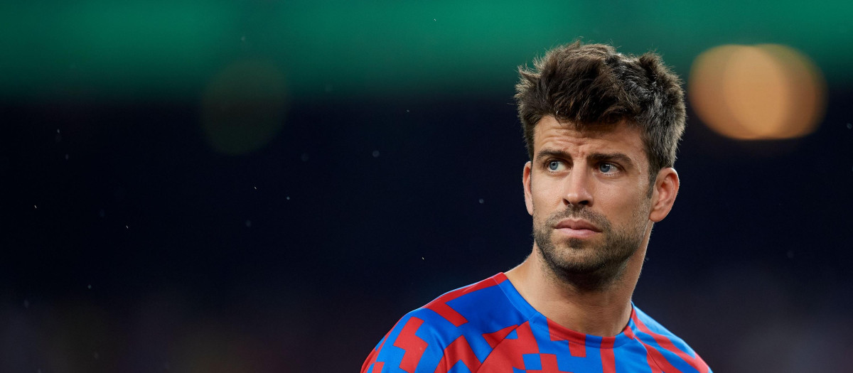 RESTRICTED TO EDITORIAL USE
Mandatory Credit: Photo by Jose Breton/NurPhoto/Shutterstock (13091427ku)
Gerard Pique of Barcelona during the warm-up before the La Liga Santander match between FC Barcelona and Rayo Vallecano at Spotify Camp Nou on August 13, 2022 in Barcelona, Spain.
FC Barcelona v Rayo Vallecano - LaLiga Santander, Spain - 13 Aug 2022
FC BARCELONA V RAYO VALLECANO LALIGA SANTANDER SPAIN 13 AUG 2022 GERARD PIQUE DURING WARMUP BEFORE LA LIGA MATCH BETWEEN AT SPOTIFY CAMP NOU AUGUST SPORT FOOTBALL SOCCER PLAYER CA PHOTO SPO 114490376