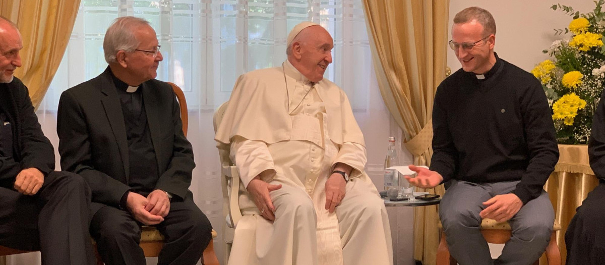 El Papa Francisco con la región rusa de la Compañía de Jesús