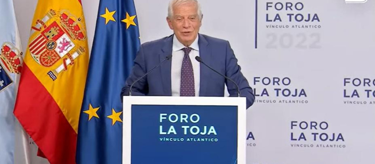 Josep Borrell, en el Foro La Toja