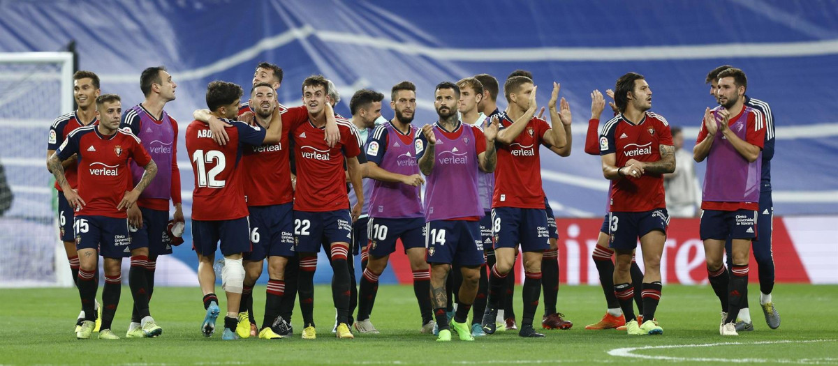 Osasuna logró un buen punto en el Santiago Bernabéu