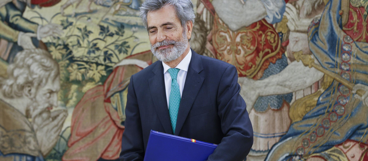 El presidente del Tribunal Supremo y del Consejo General del Poder Judicial, Carlos Lesmes